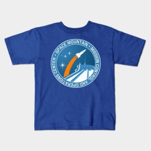 Space Mountain Mission Patch Kids T-Shirt